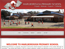 Tablet Screenshot of marlboroughschool.net